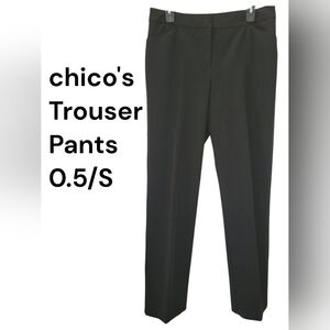 chico's Trouser Pants, Ponte Pants, 0.5/S, Black, GUC